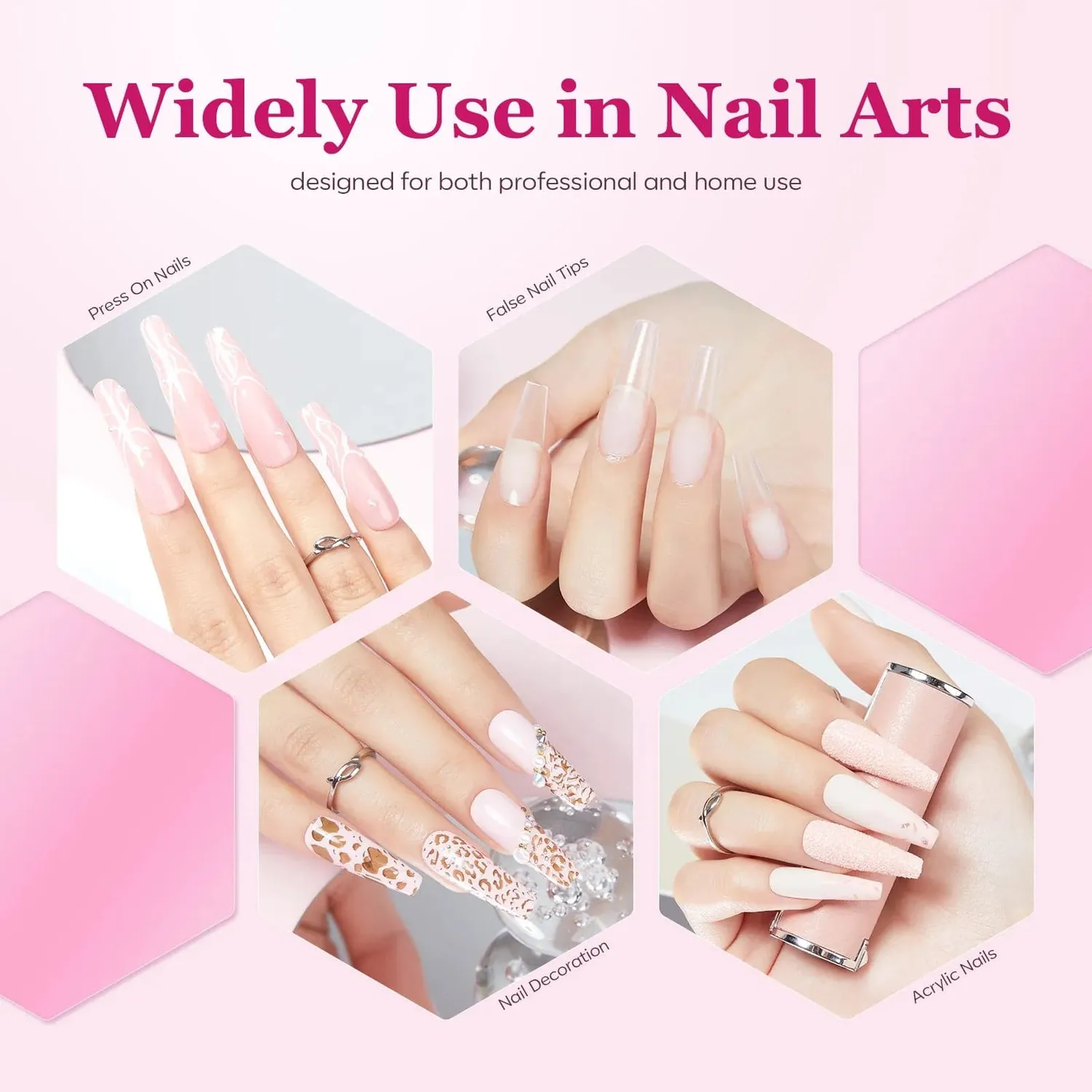 Modelones Built-in Brush Nail Glue Duo nagellim 2-pack pensel