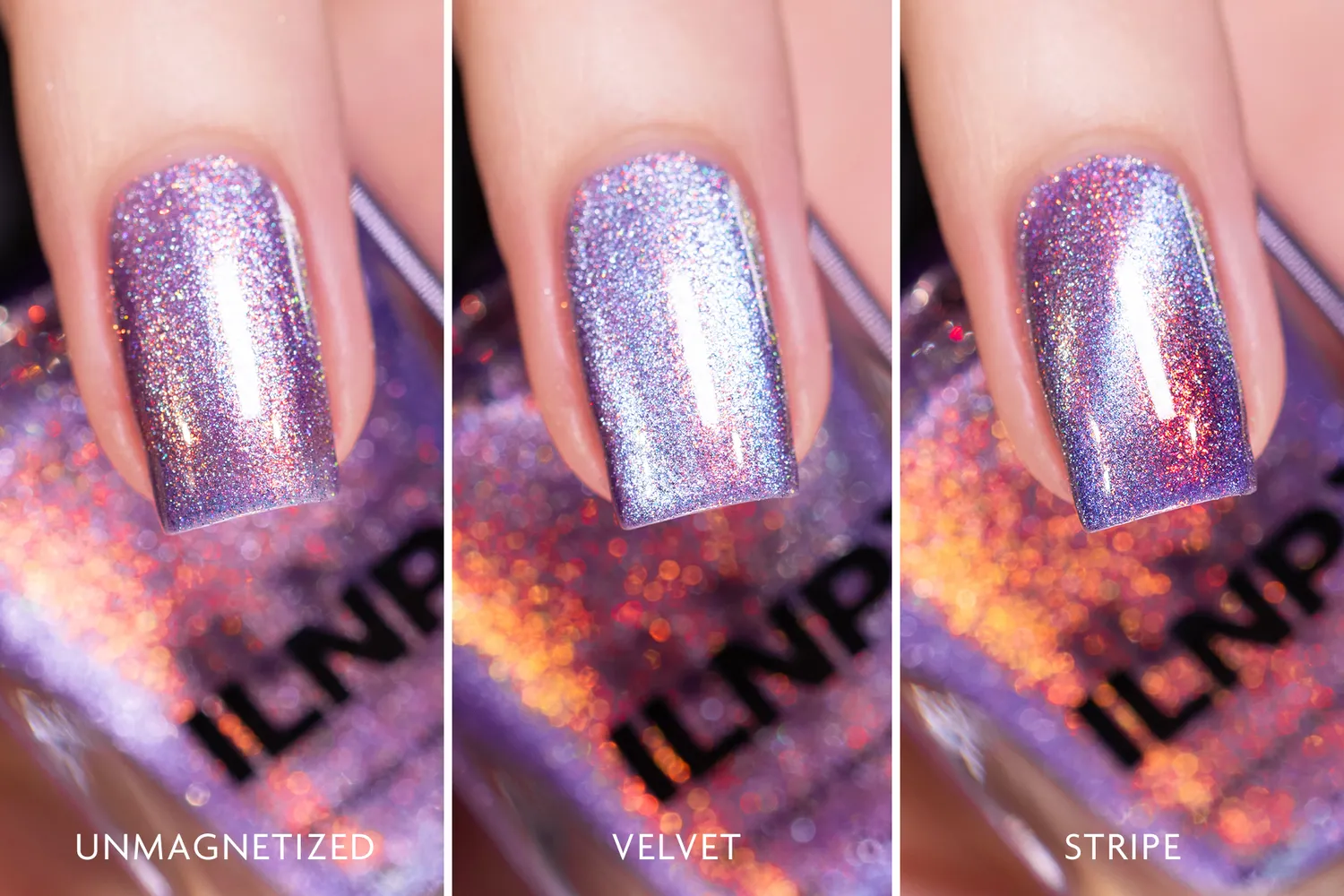 ILNP Electric Summer Lightwave nagellack magnetiskt violett