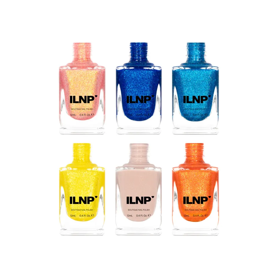 ILNP Cabana Collection nagellack 6-pack skimrande