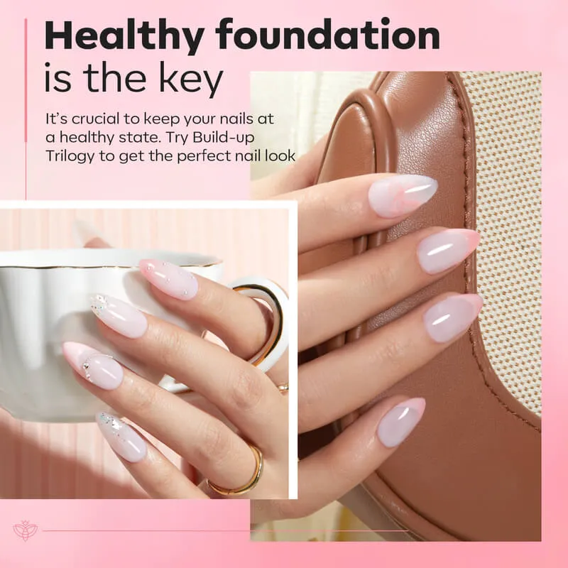 Modelones 8-i-1 Builder Gel set nude pink 10 ml förstärkande