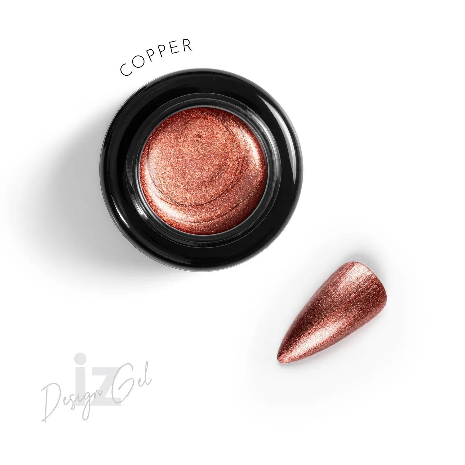 Iz Beauty Design Gel Copper DG026 5g metallic