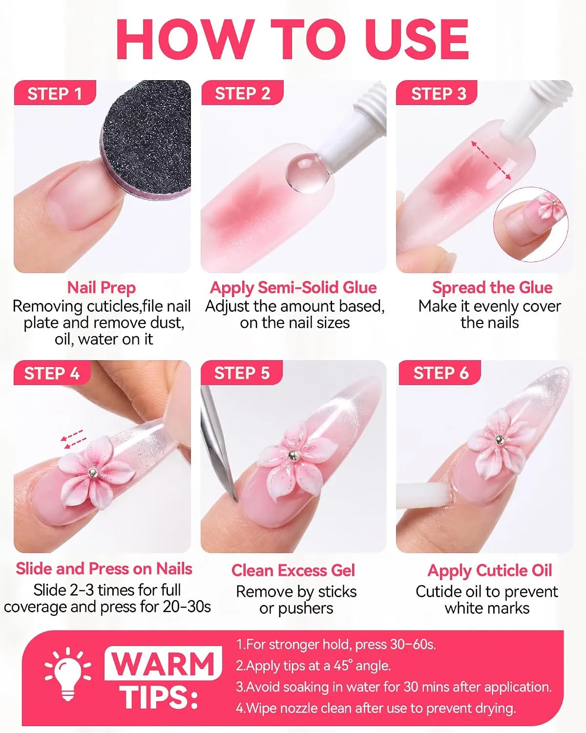 Makartt Semi Solid nagellim press-on 15ML starkt