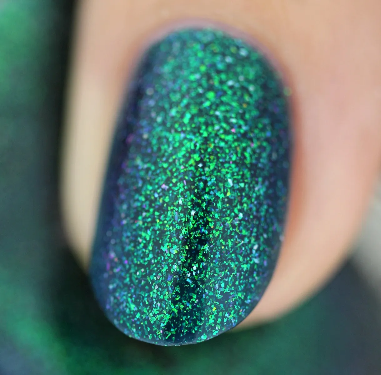 ILNP Riddle Me This holografiskt nagellack blå