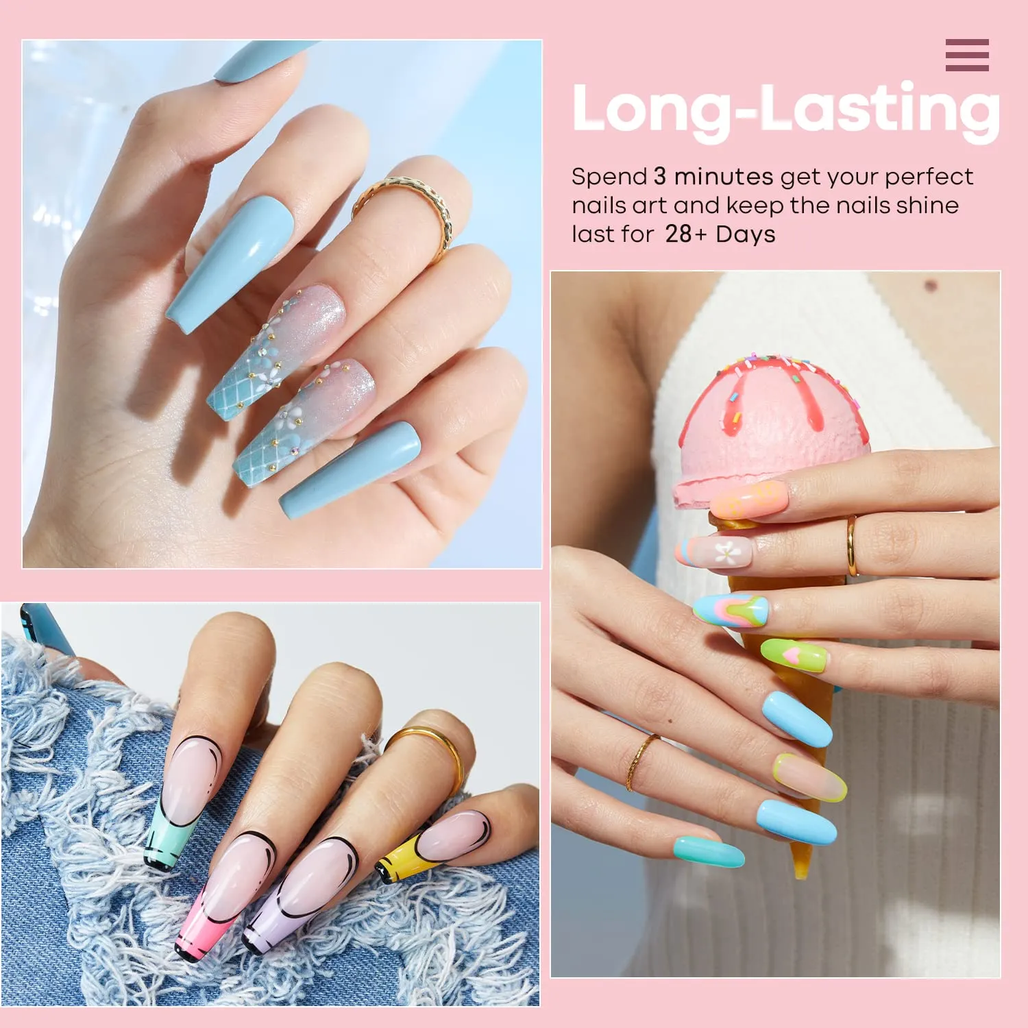 Modelones New Romantics gellack 6-pack pastell