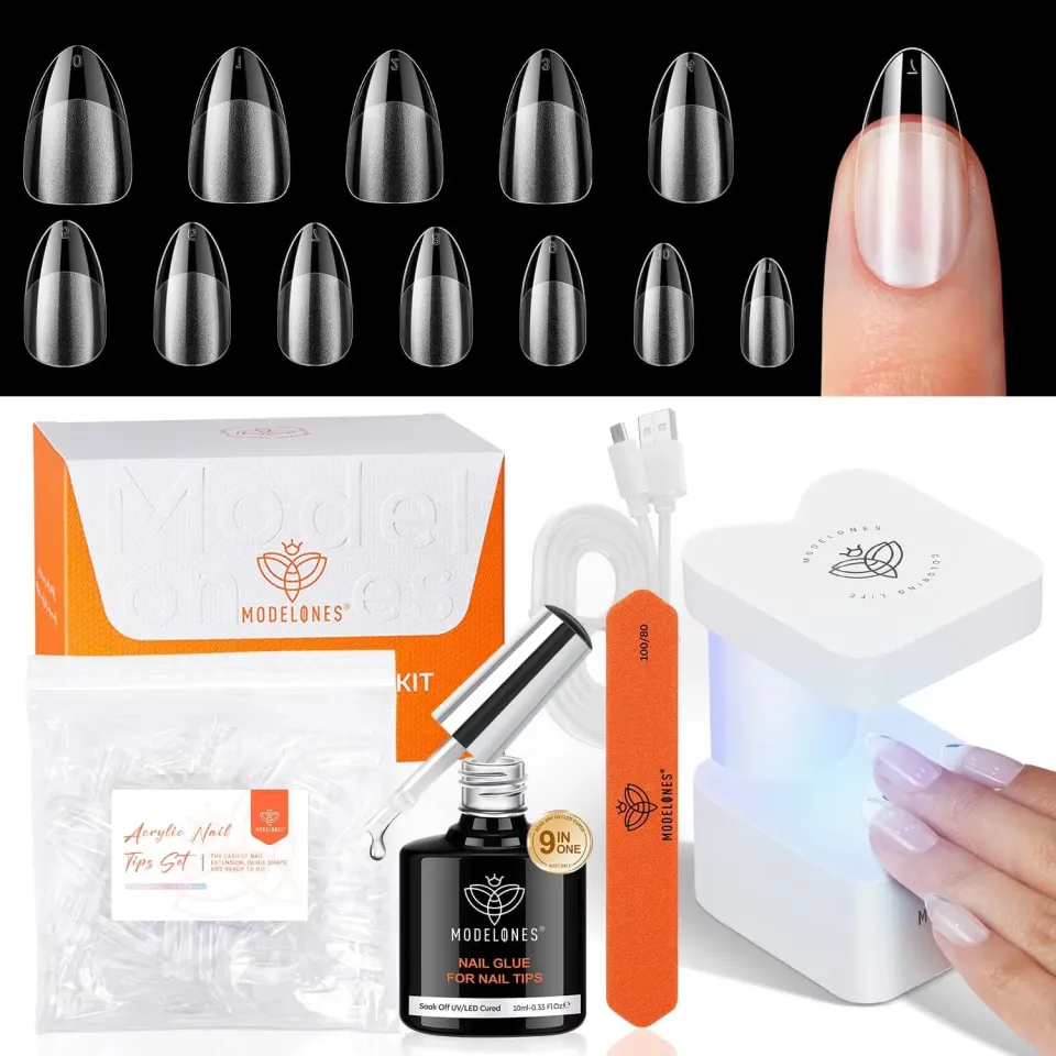 Modelones Base Top Coat set gellack dehydrator primer hållbar