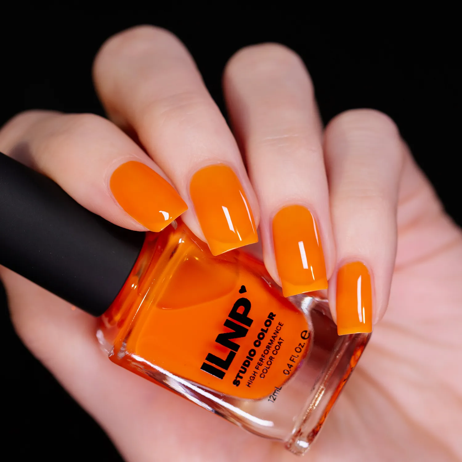 ILNP Watercolor Tango nagellack orange jelly