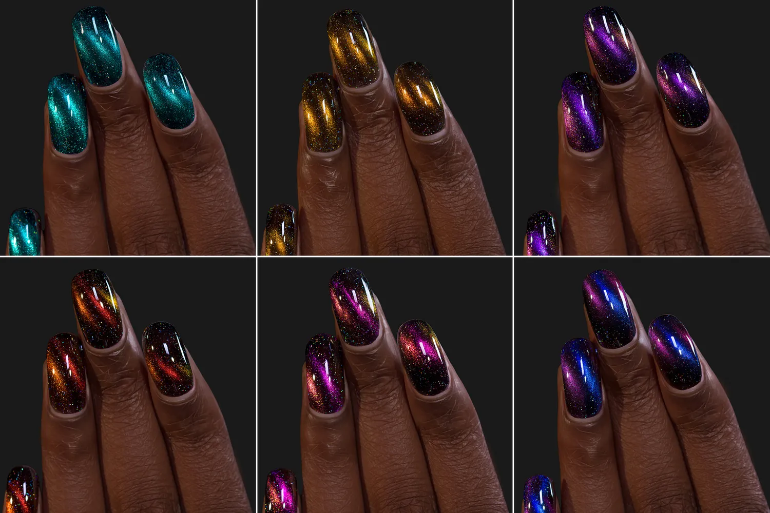 ILNP Nightlife nagellacksset 6-pack magnetiska
