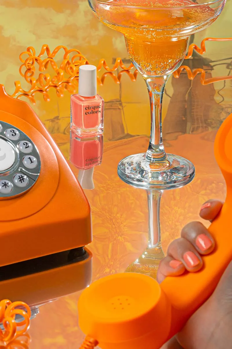 Cirque Colors Rumor Mill nagellack neonkorall kräm