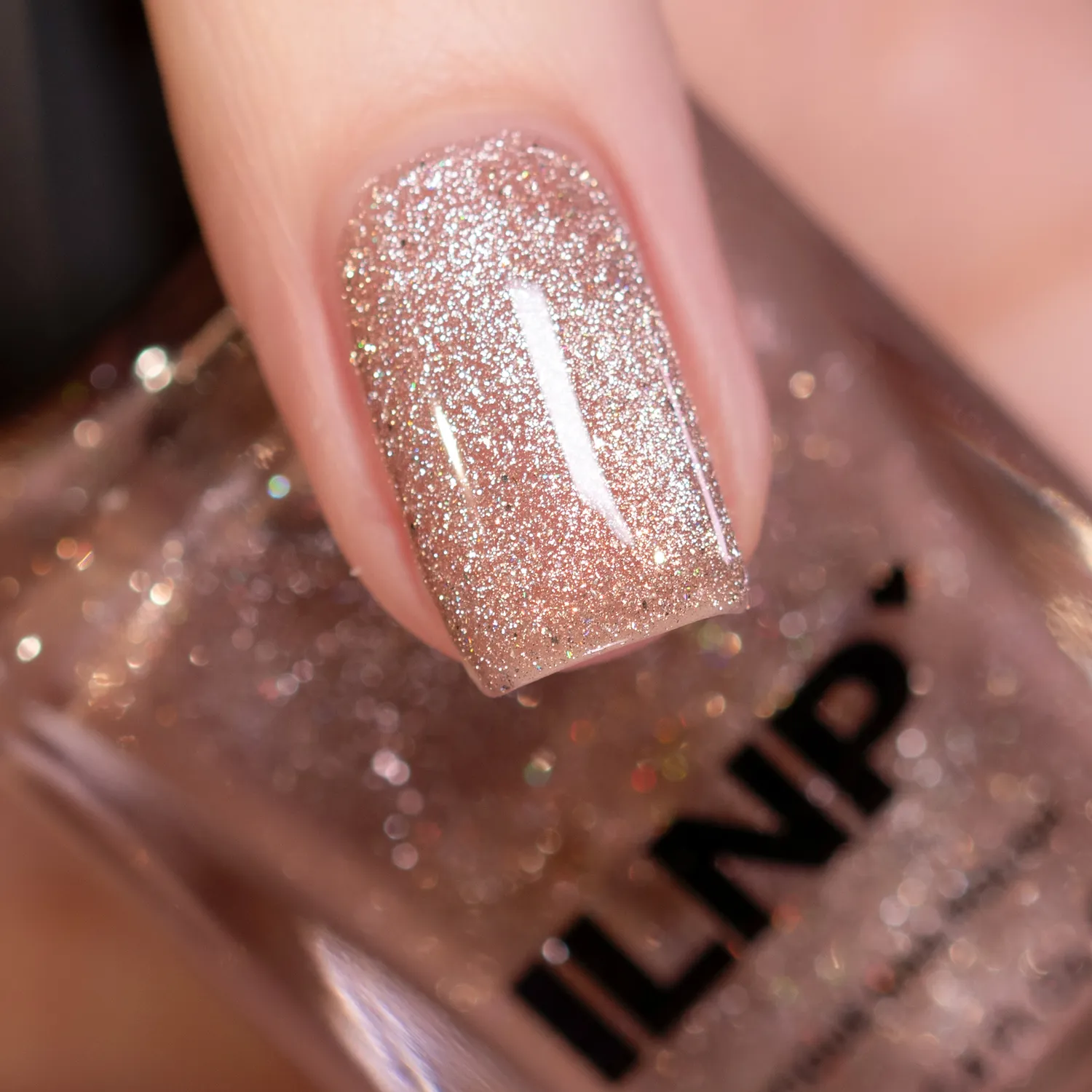 ILNP Teddy nagellack magnetisk ljusbrun
