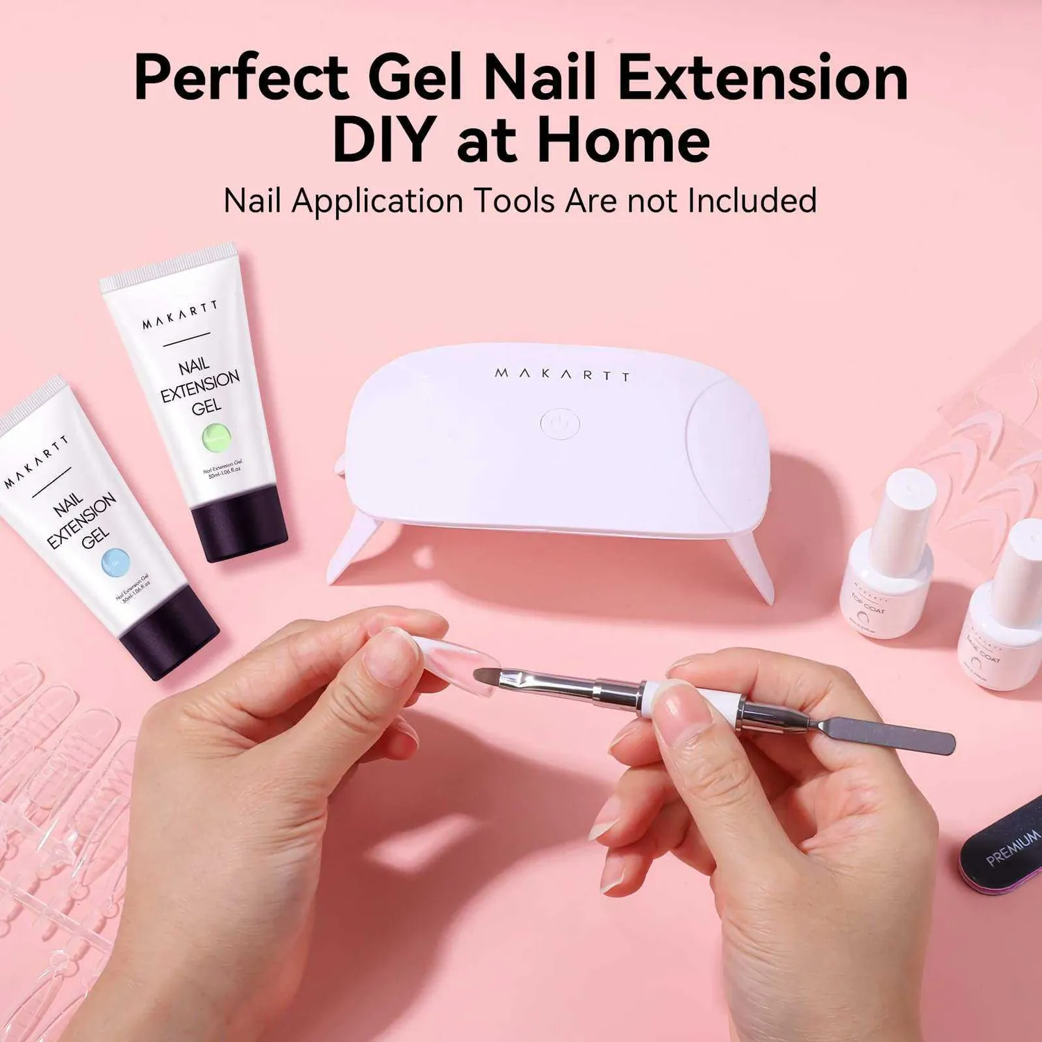 Makartt Poly Nail Gel polygel 2-pack blå grön 30 ml