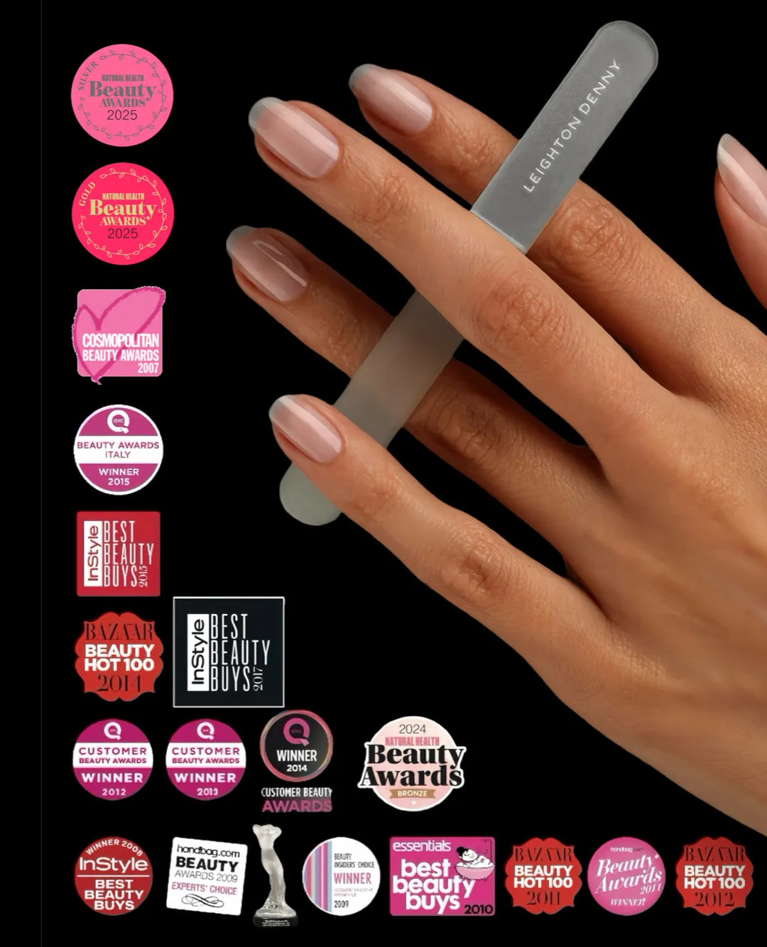 Leighton Denny Express Brightening manikyrset 4 delar