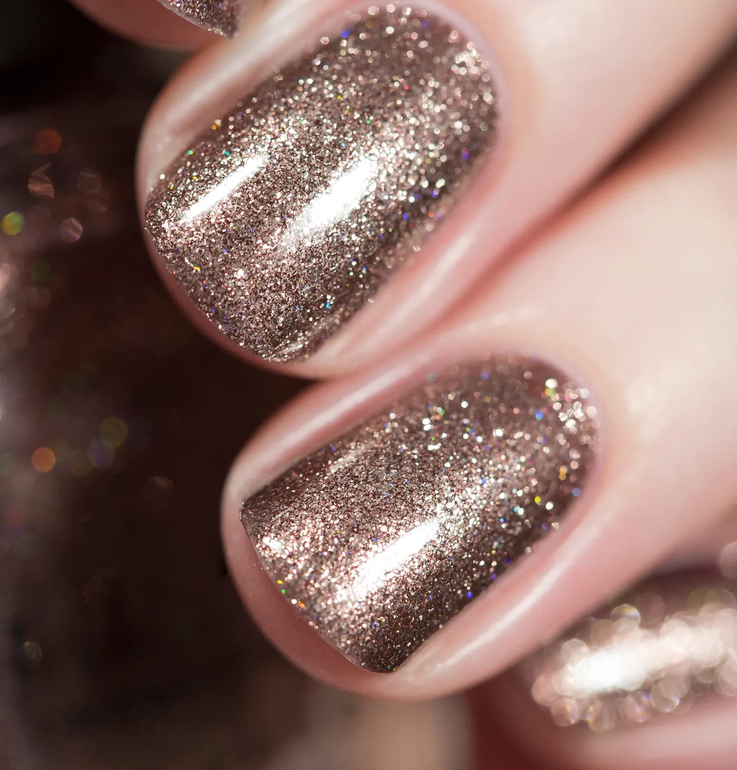 ILNP On The Rocks nagellack brunt metallic