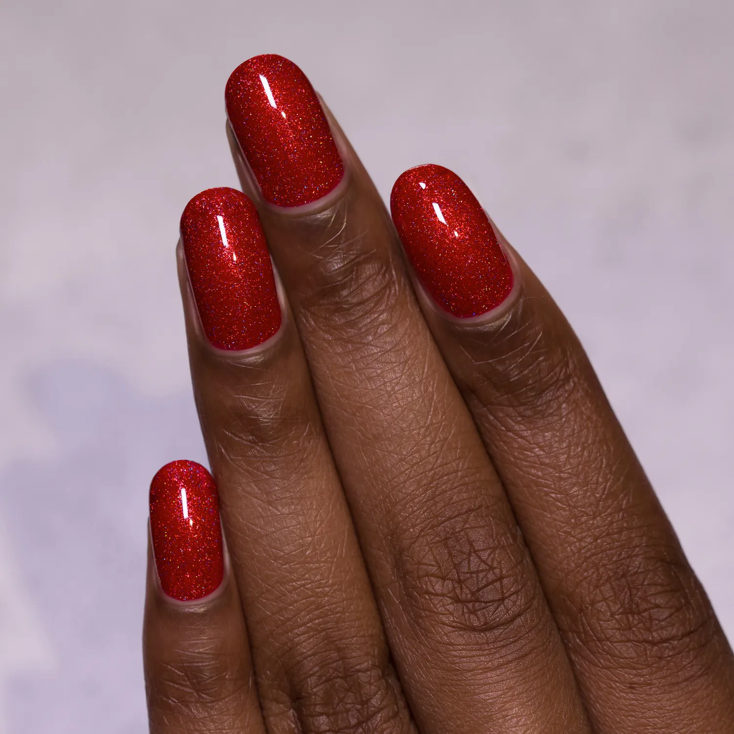 ILNP Stopping Traffic holografiskt nagellack röd