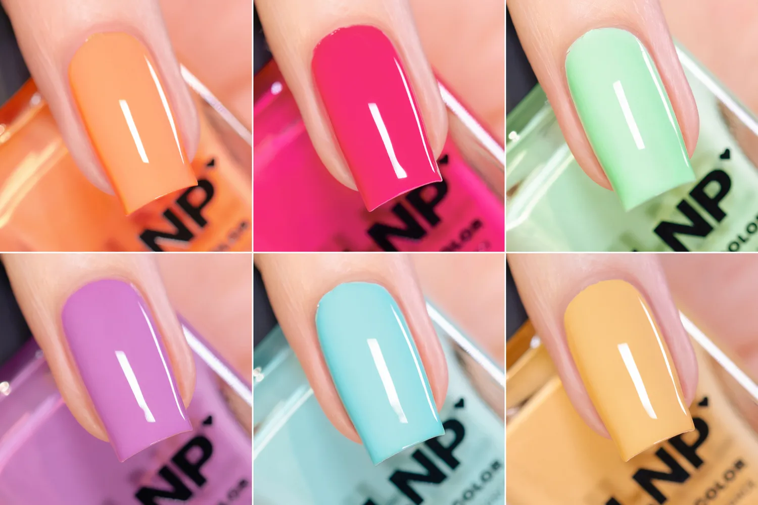 ILNP Heat Waves nagellack 6-pack kräm