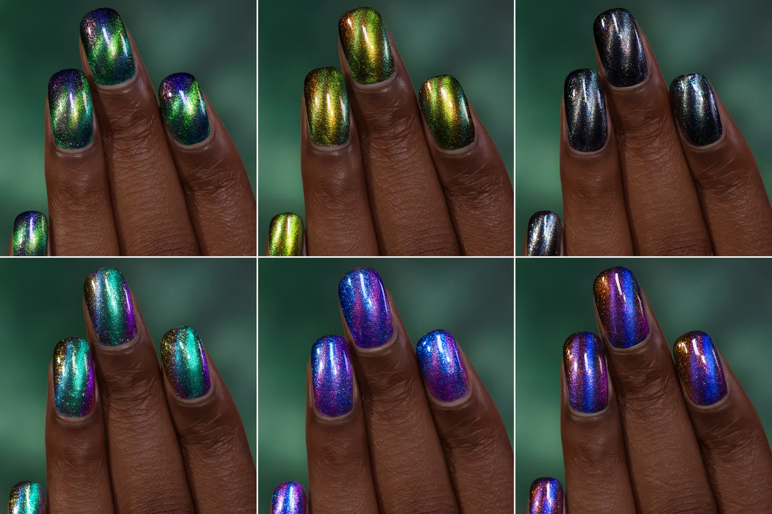 ILNP Twisted nagellackset 6-pack magnetisk effekt