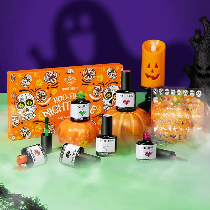 Modelones Horror Night gellack 6-pack självlysande