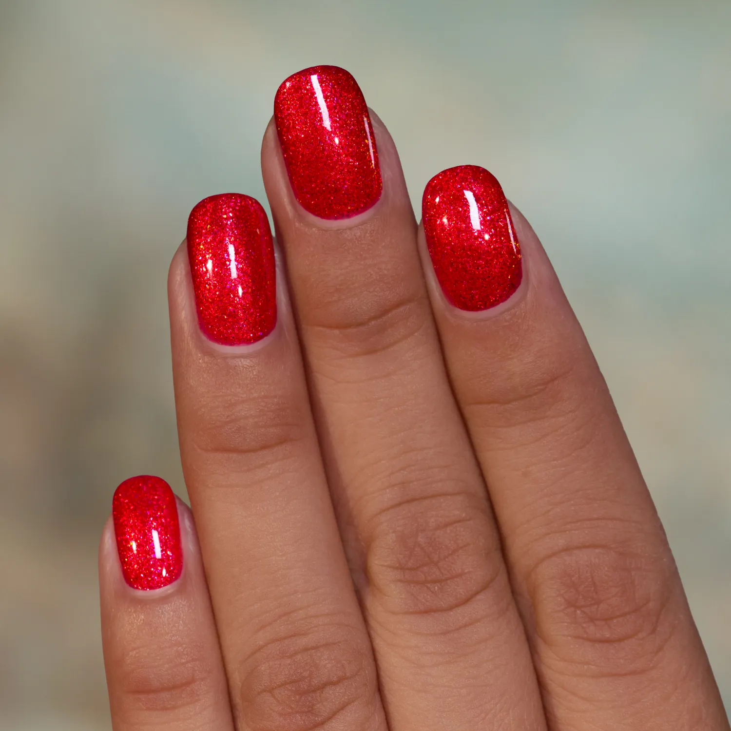 ILNP Santa's Workshop Secret Santa nagellack rött