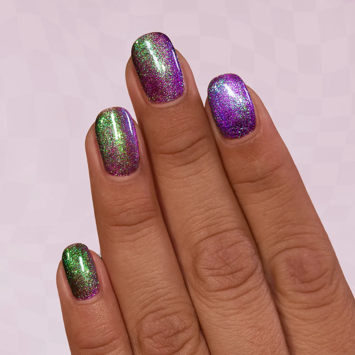ILNP Illusions Warped magnetnagellack grön-lila