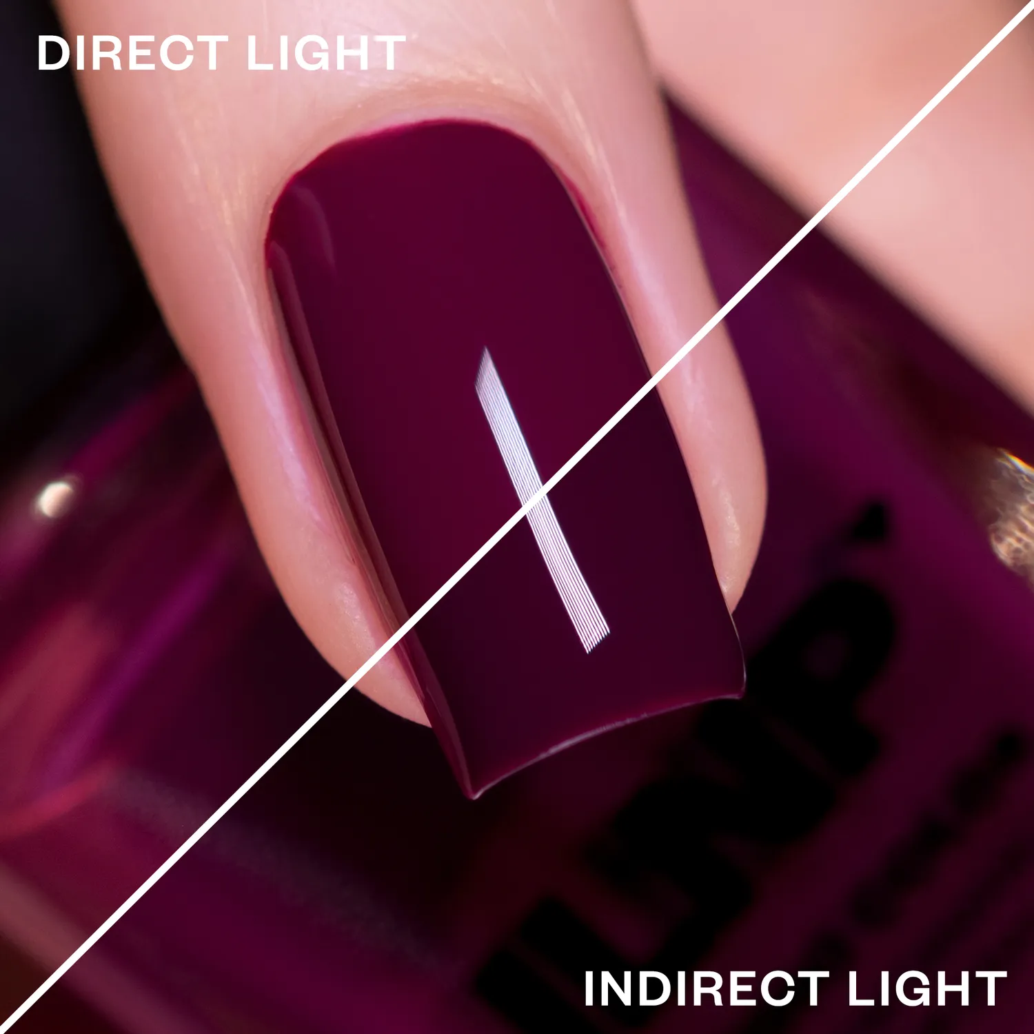 ILNP Fall Serenade Currant nagellack krämig mörklila