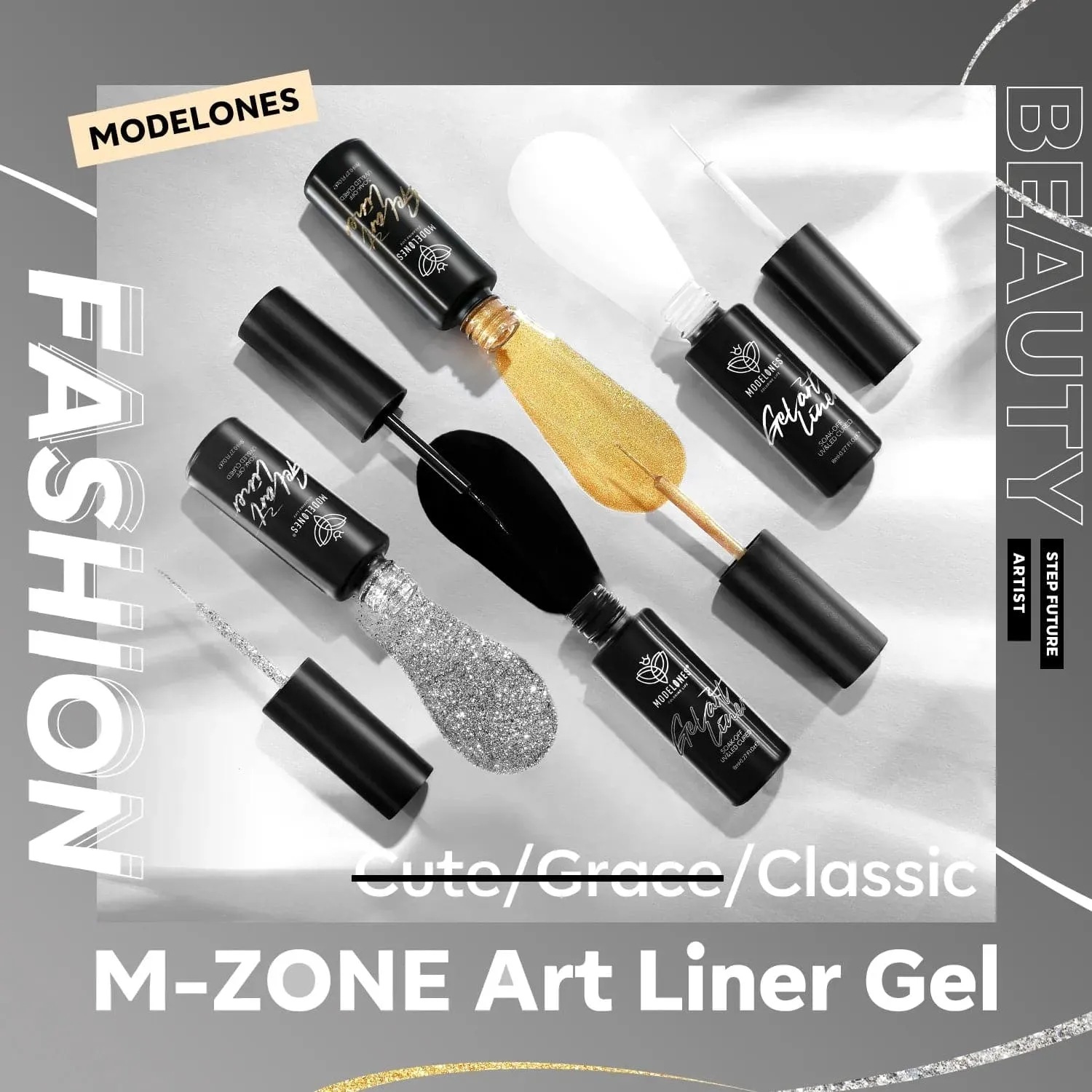 modelones Classic Brown gel liner brun
