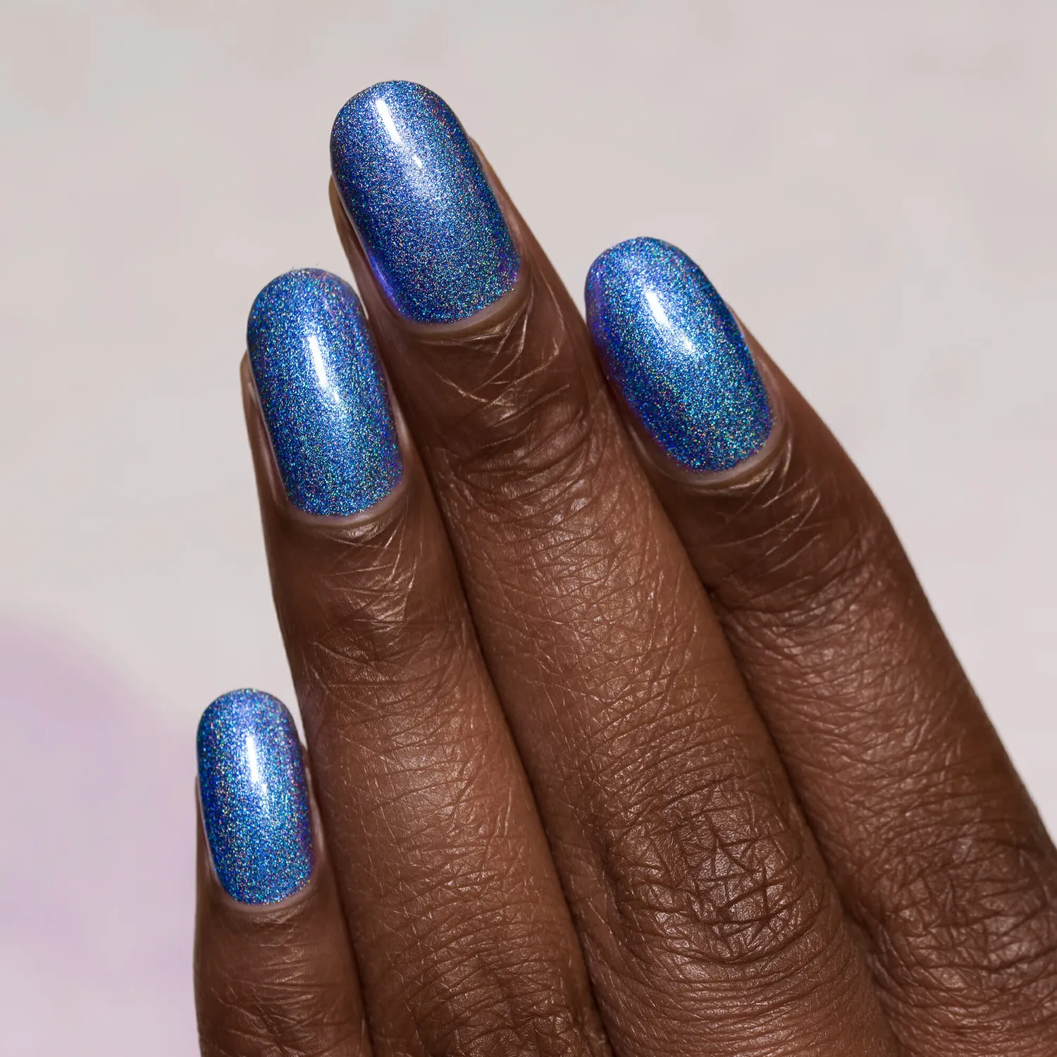 ILNP Ultra Holo Tidal Wave nagellack blått holografiskt