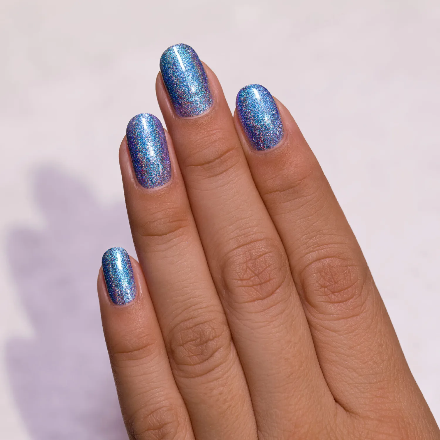 ILNP Ultra Holo Tidal Wave nagellack blått holografiskt