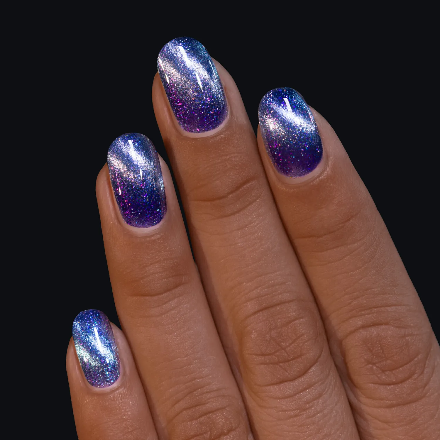 ILNP Cosmos Shooting Star nagellack magnetiskt blå