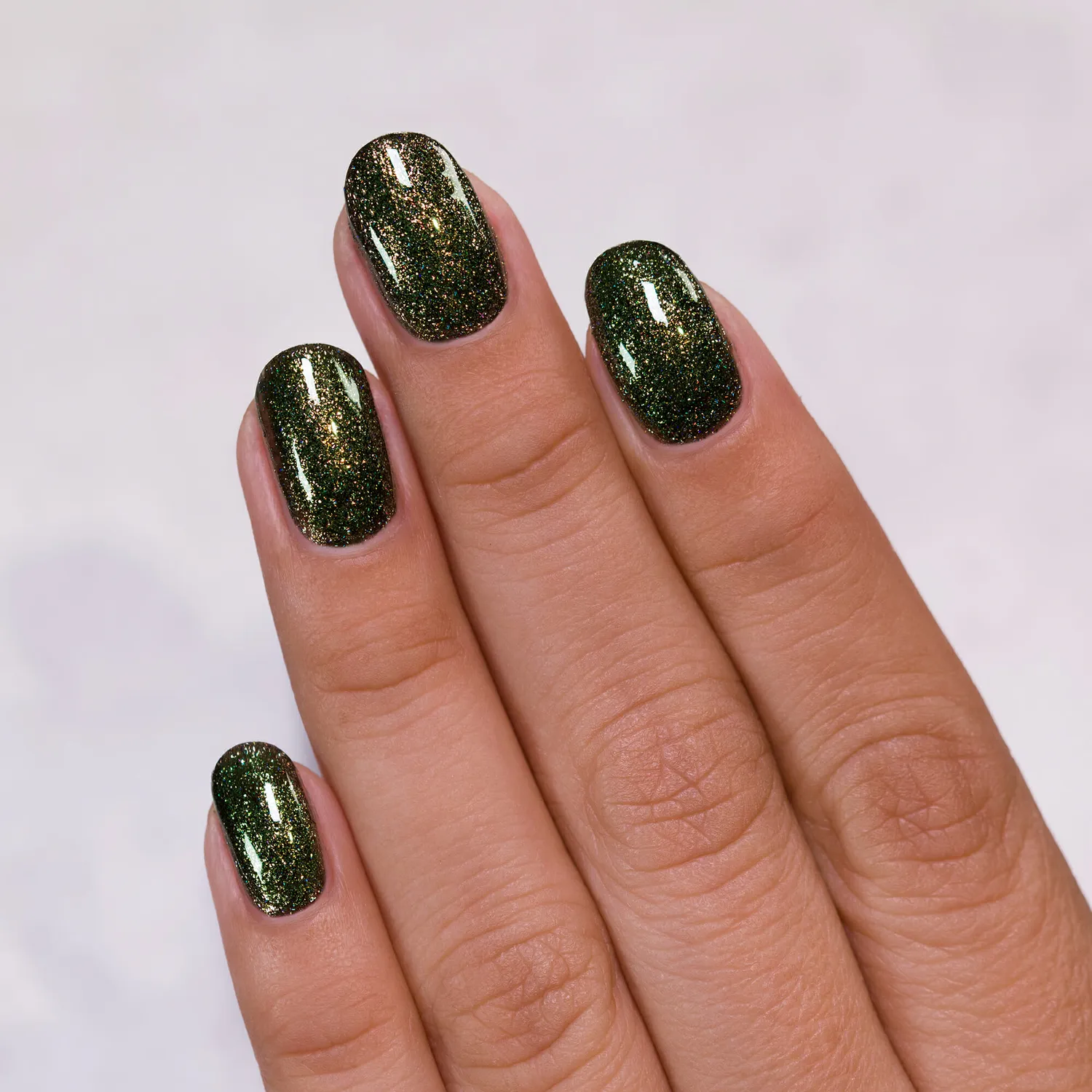ILNP Ultra Metallics Caesar nagellack olivgrön metallic