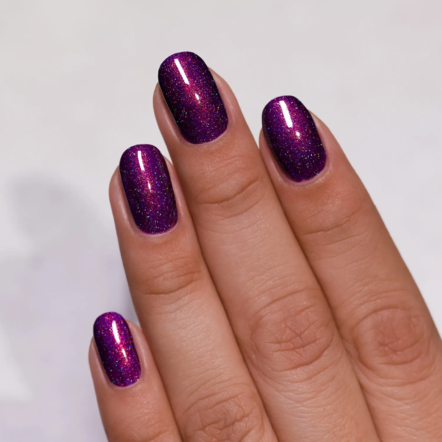 ILNP Ava holografiskt nagellack lila