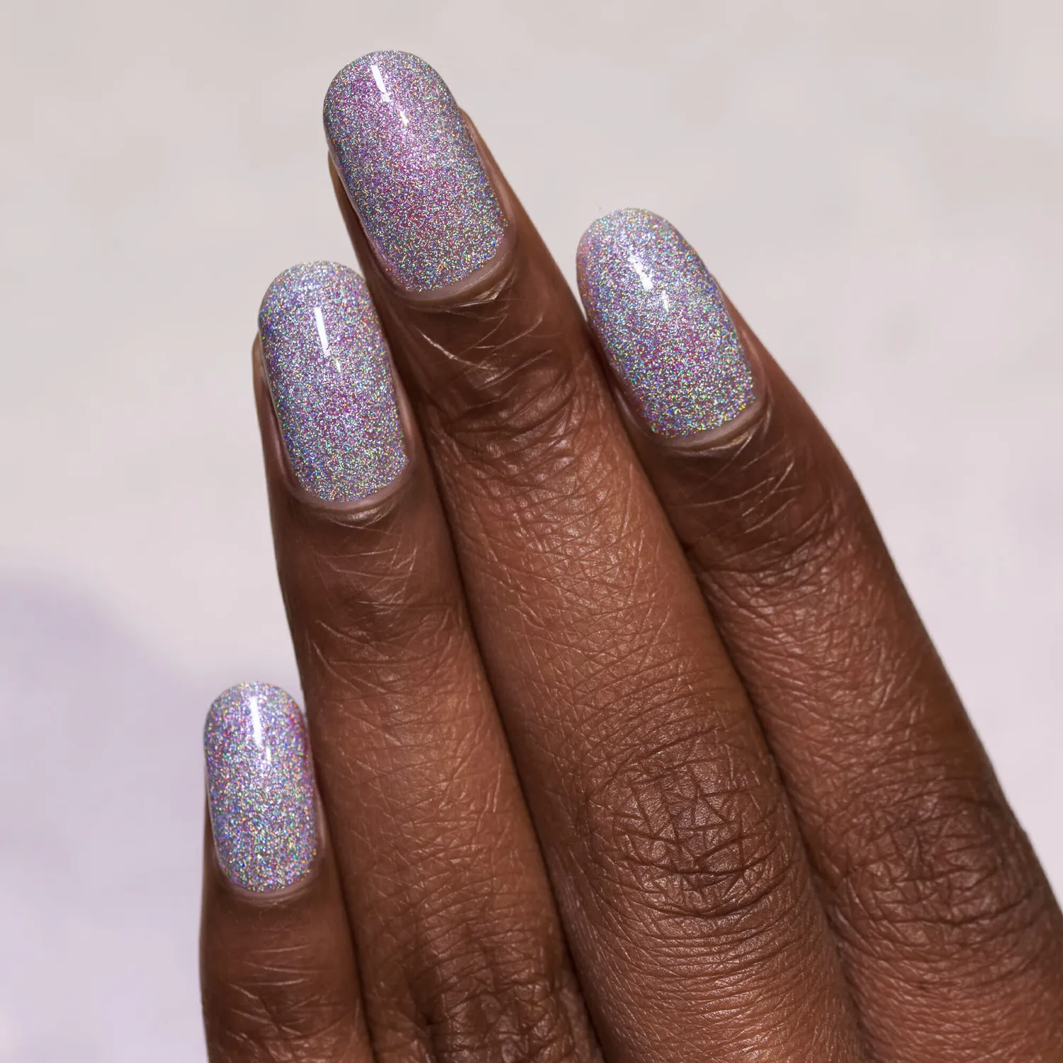 ILNP Chit Chat nagellack holografiskt lila