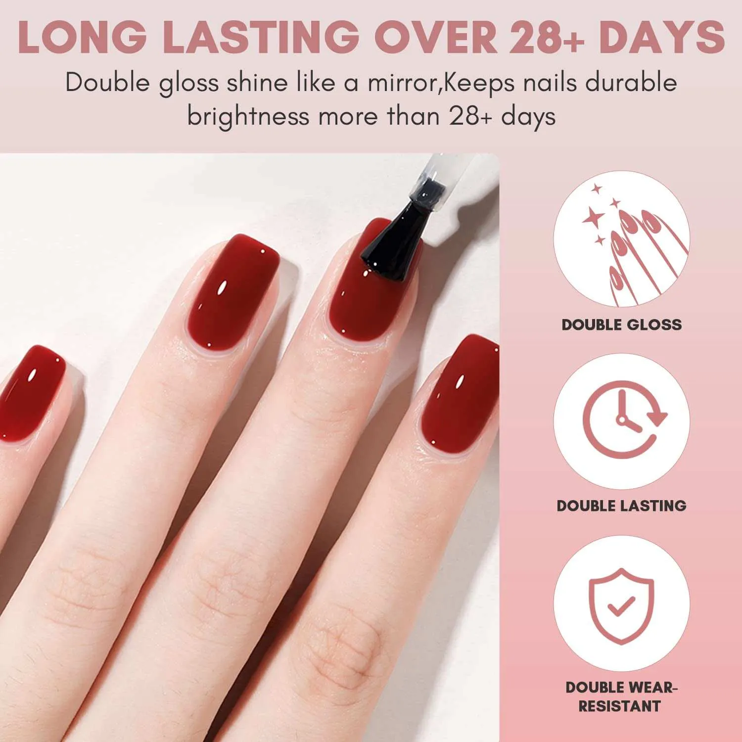 Makartt Base & Top Coat 8ML gellack bas och topp glans