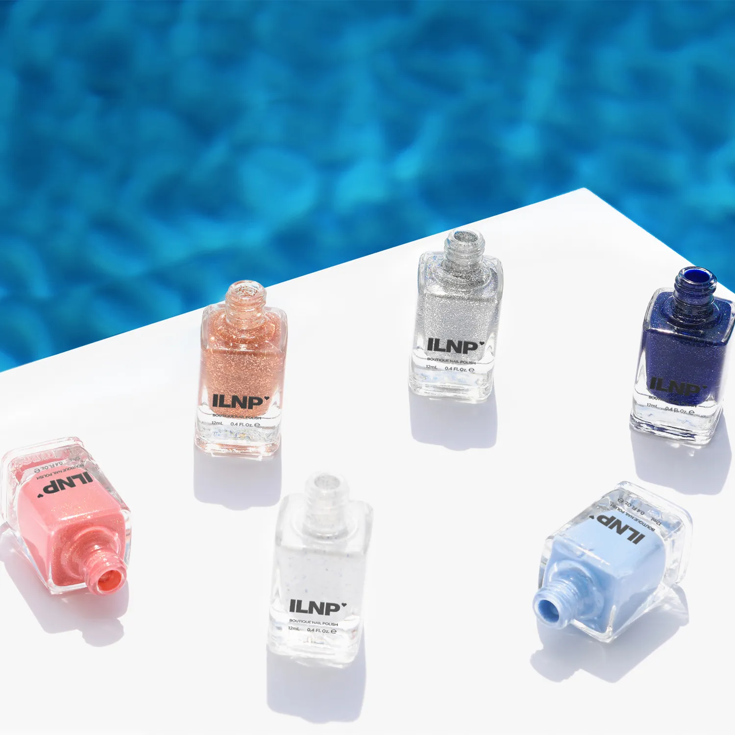 ILNP At Sea Collection nagellacksset 6-pack holografiskt