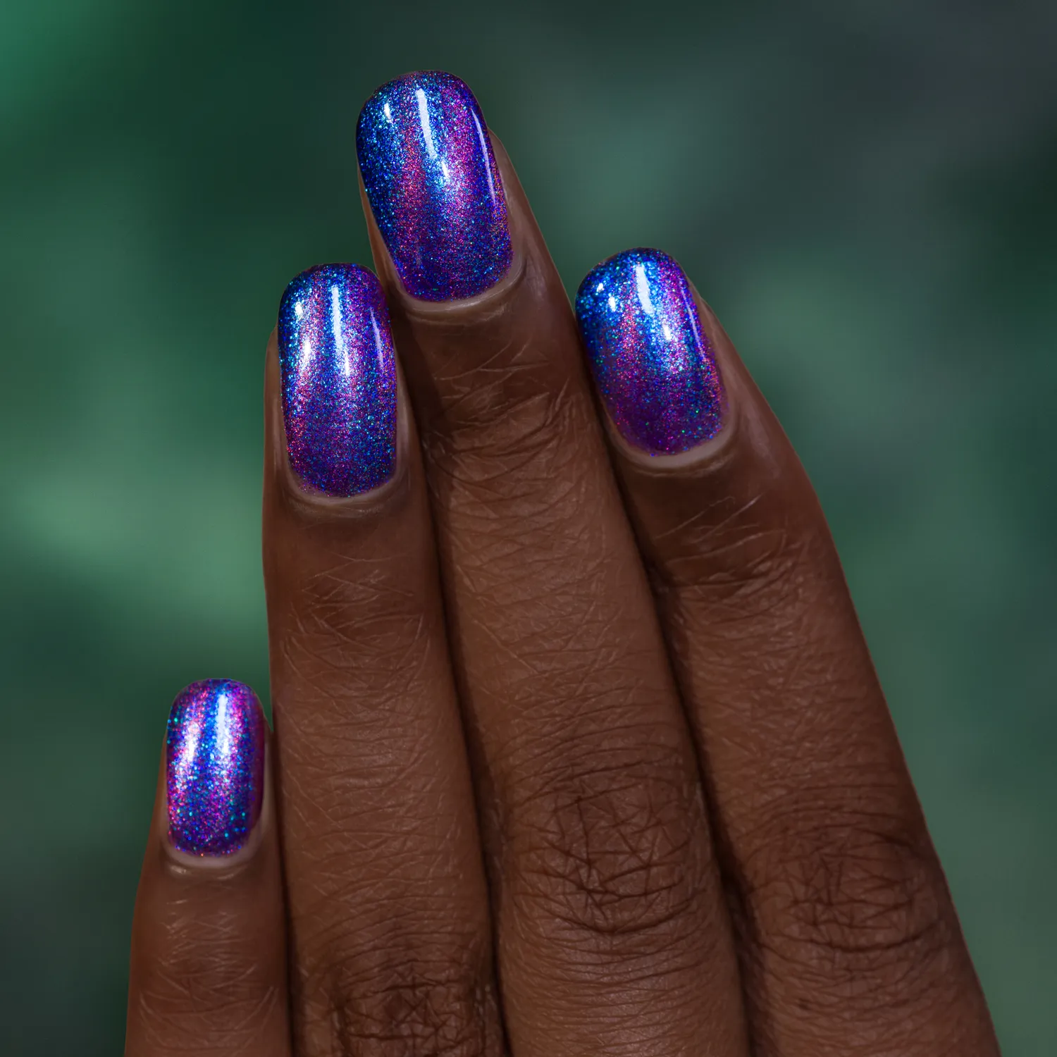 ILNP Twisted Mood Ring nagellack blå magnetisk cat eye