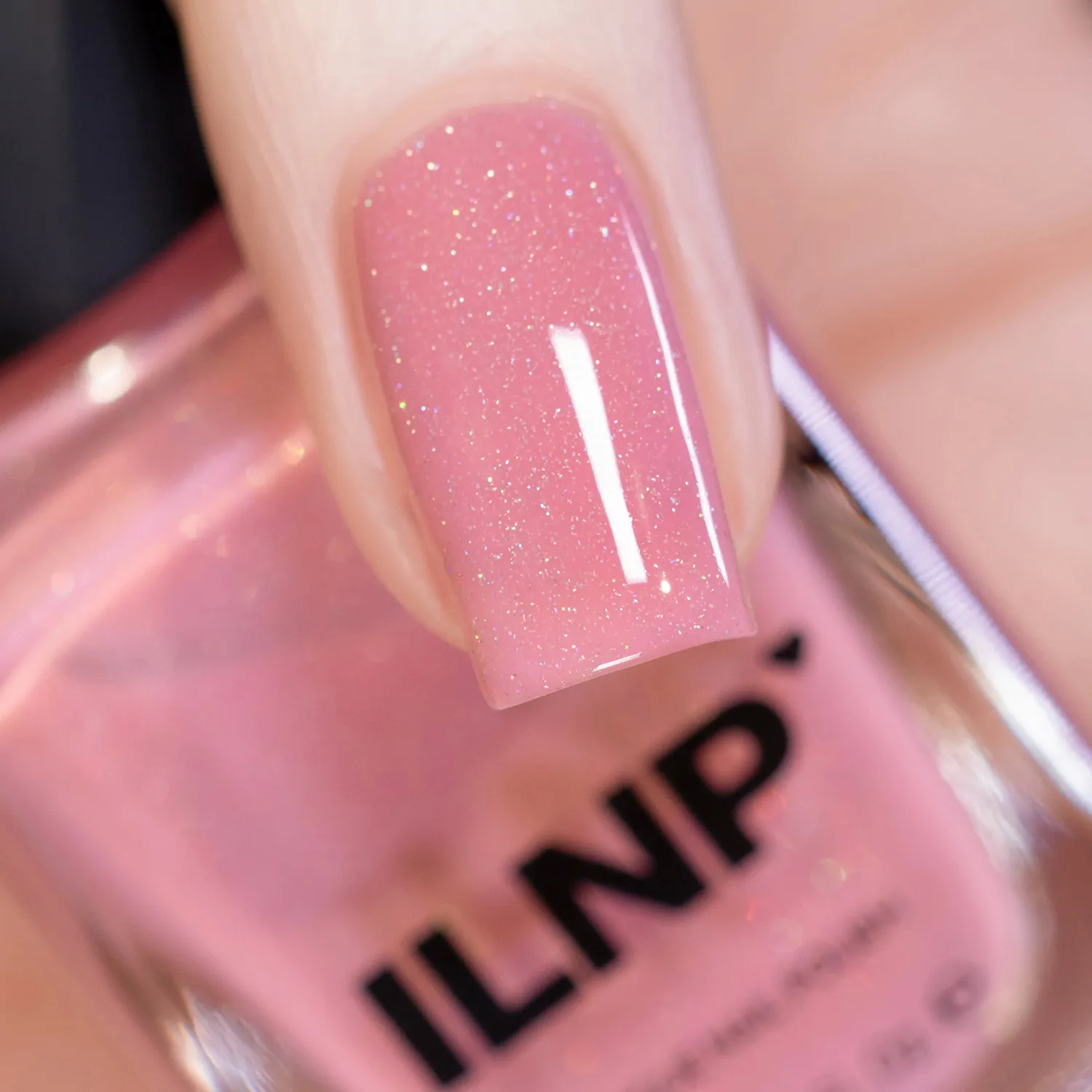 ILNP Rewind Dear Diary nagellack sherbetrosa holografiskt