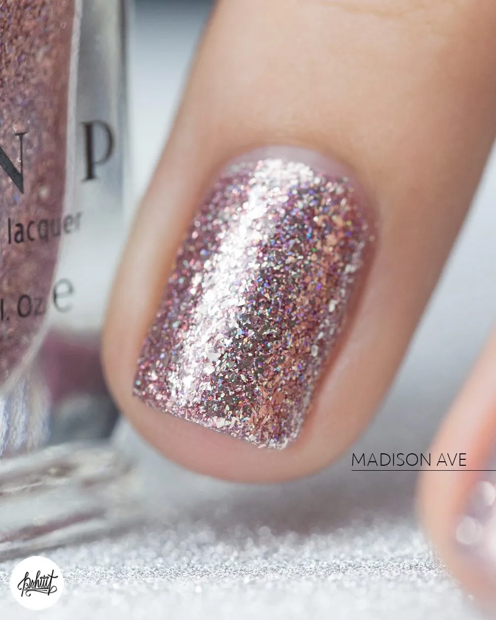 ILNP Madison Ave nagellack antikrosa metallic