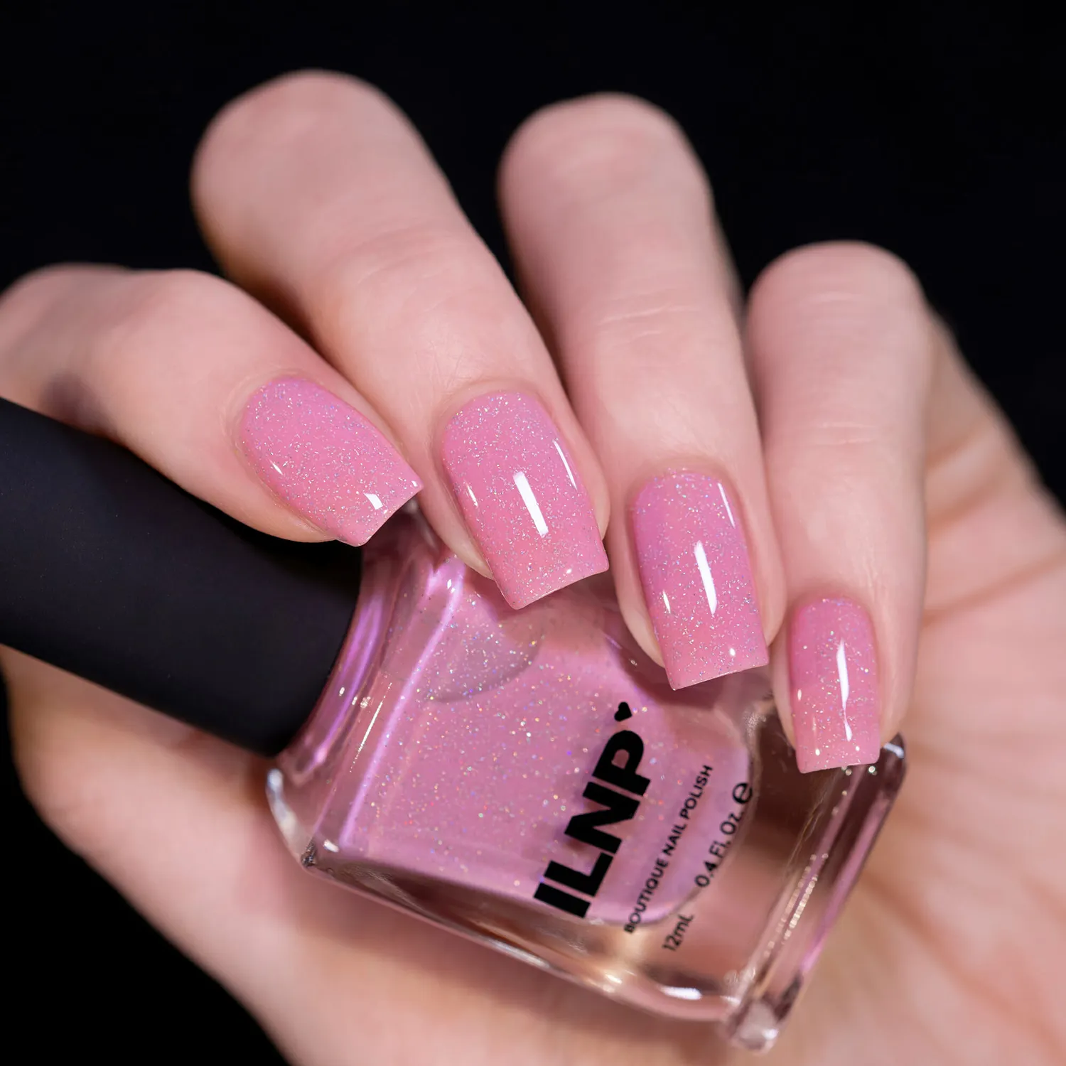 ILNP Holding Hands nagellack ljusrosa jelly