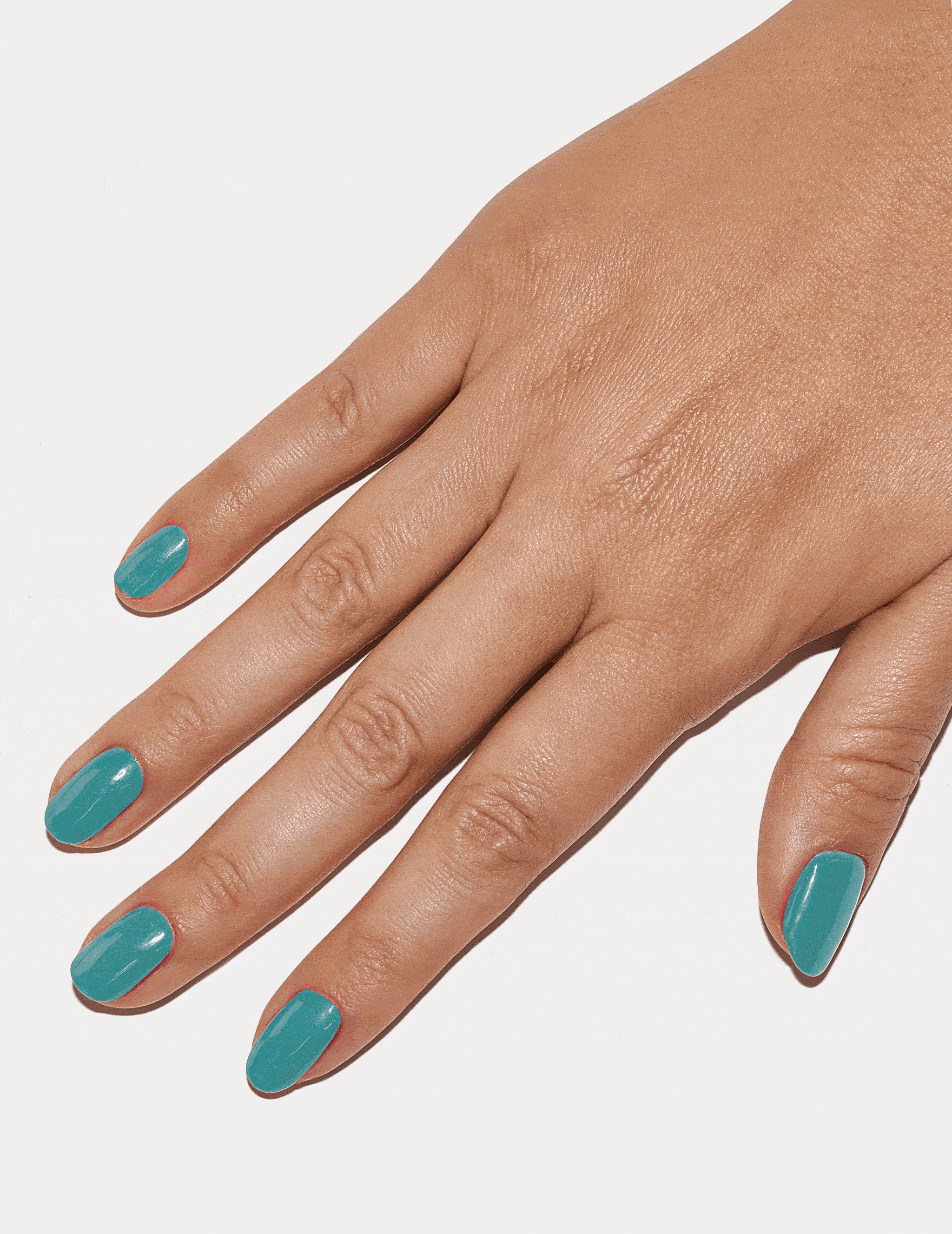 Le Mini Macaron Blue Lagoon gellack 3-i-1 turkosblå