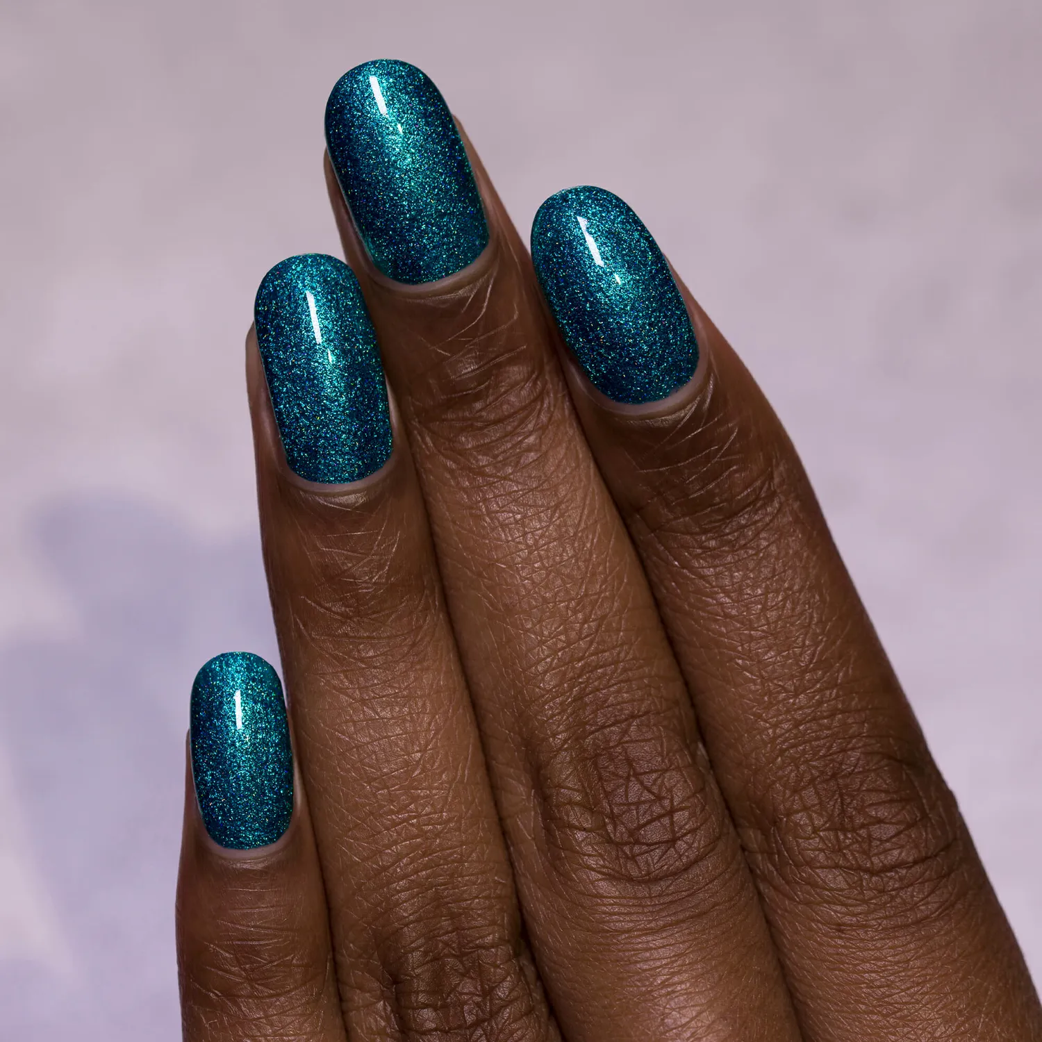 ILNP No Days Off nagellack teal holografiskt
