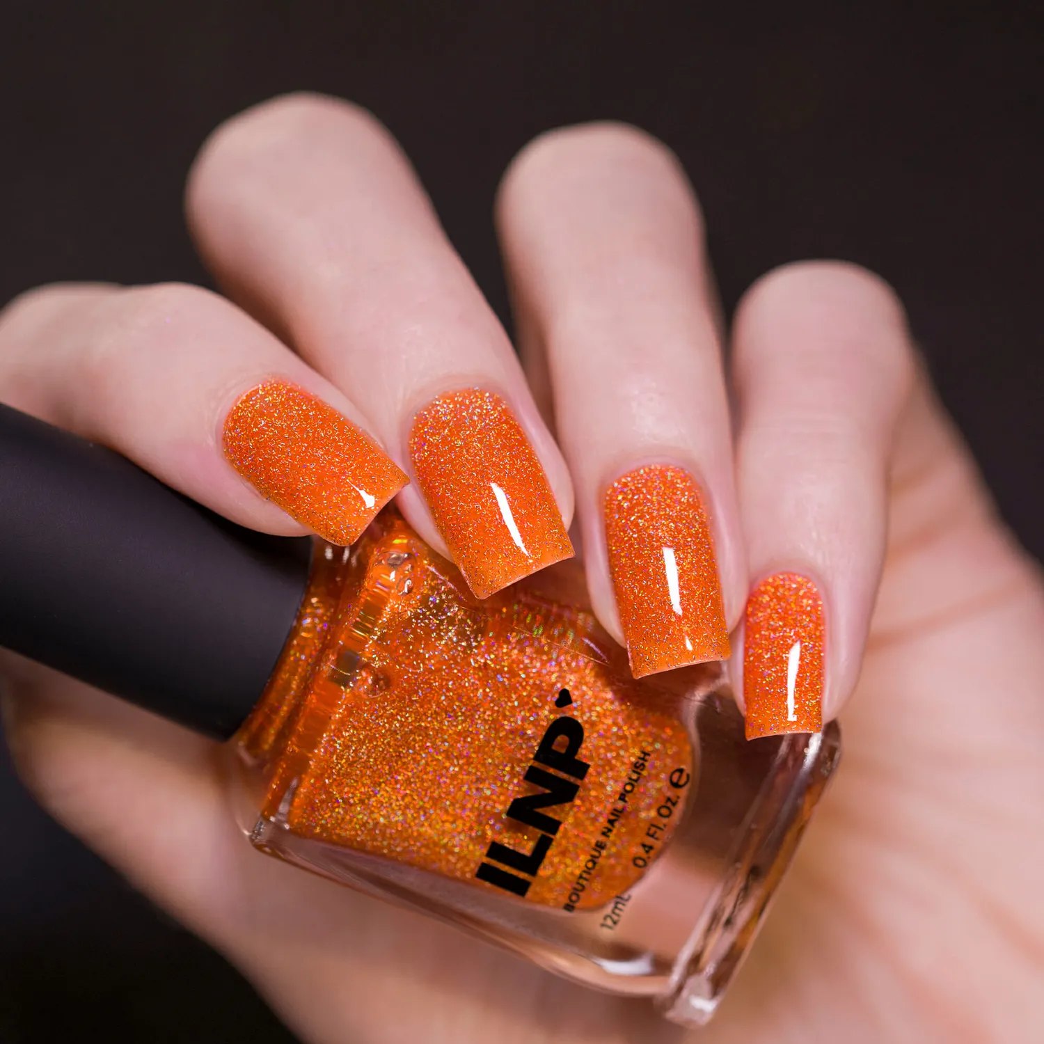 ILNP Splashed Euphoria nagellack orange jelly