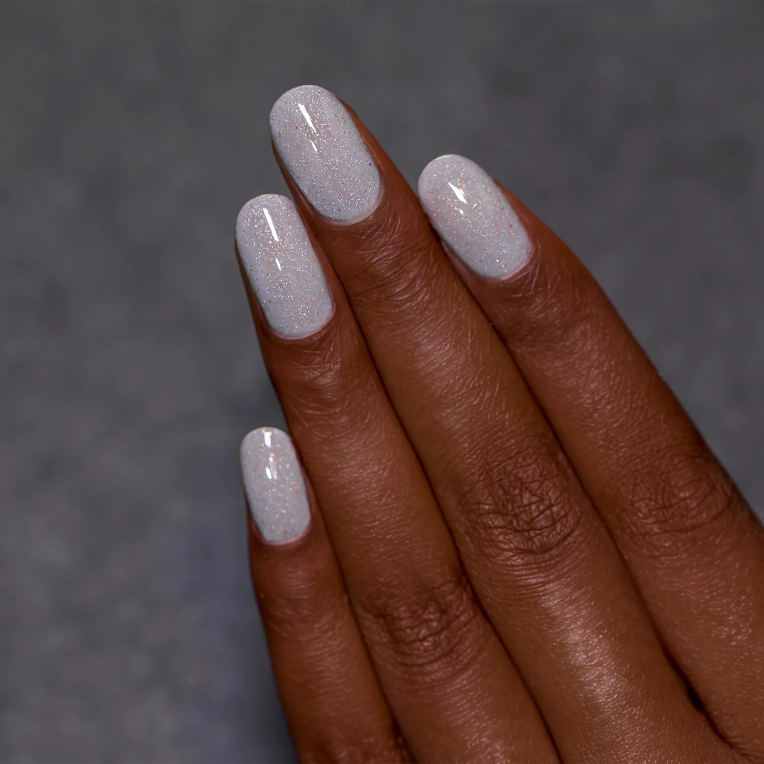 ILNP Tombstone nagellack bengrå holografisk