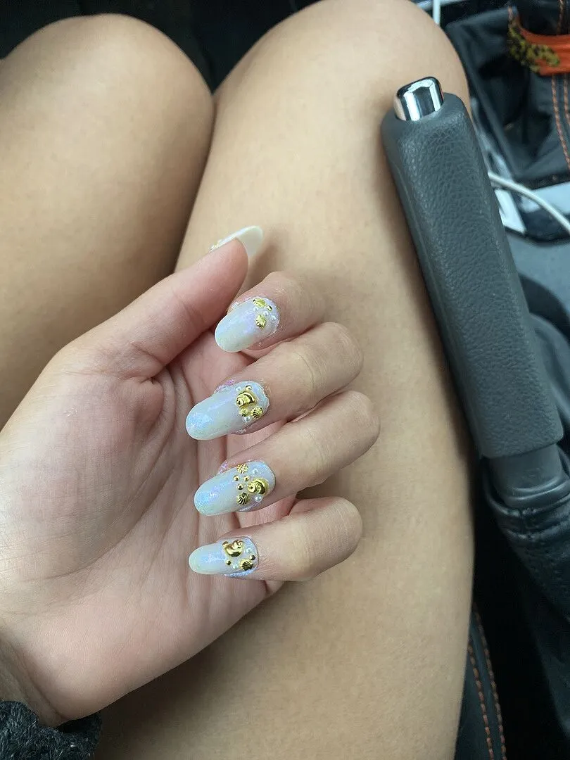 Cirque Colors Gold Coquille nagelcharms guld