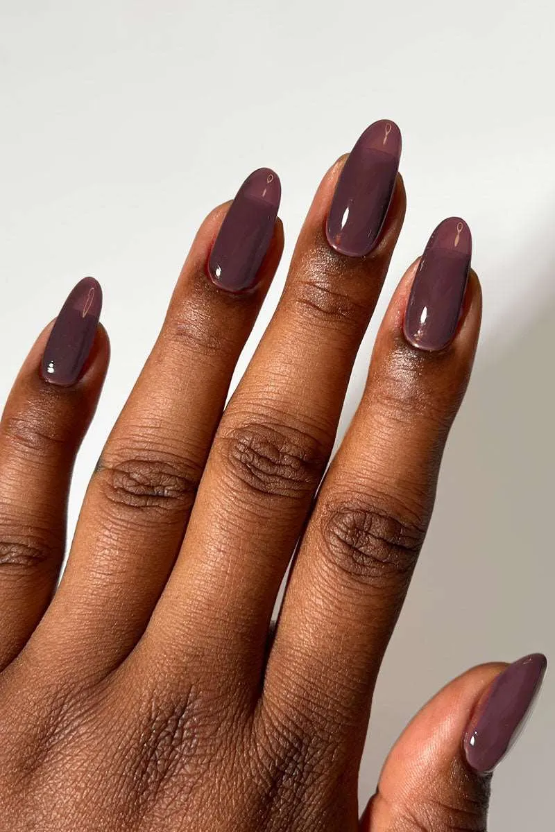Cirque Colors Mahogany Jelly nagellack varmbrun jelly