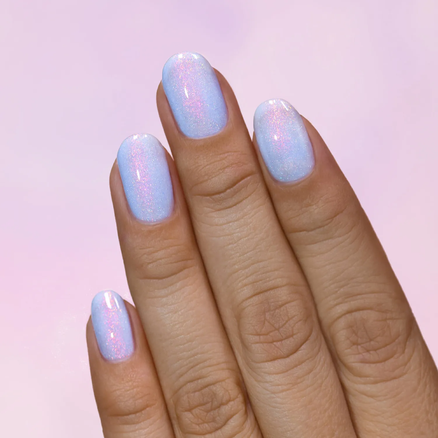 ILNP Cloud Nine Rainshower nagellack pastelblå skimmer