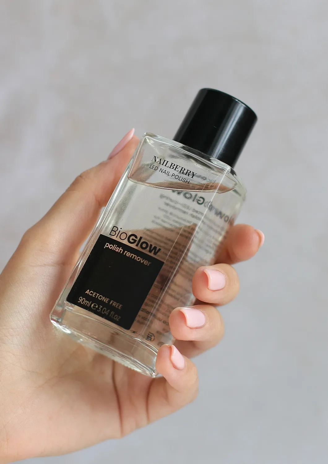 Nailberry BioGlow nagellacksremover 100 ml acetonfri