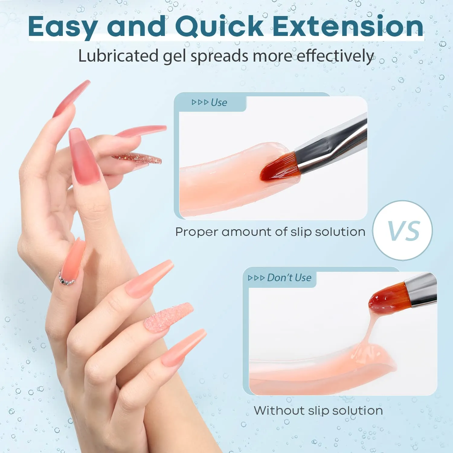 Modelones Slip Solution polygel vätska 120 ml med penselset