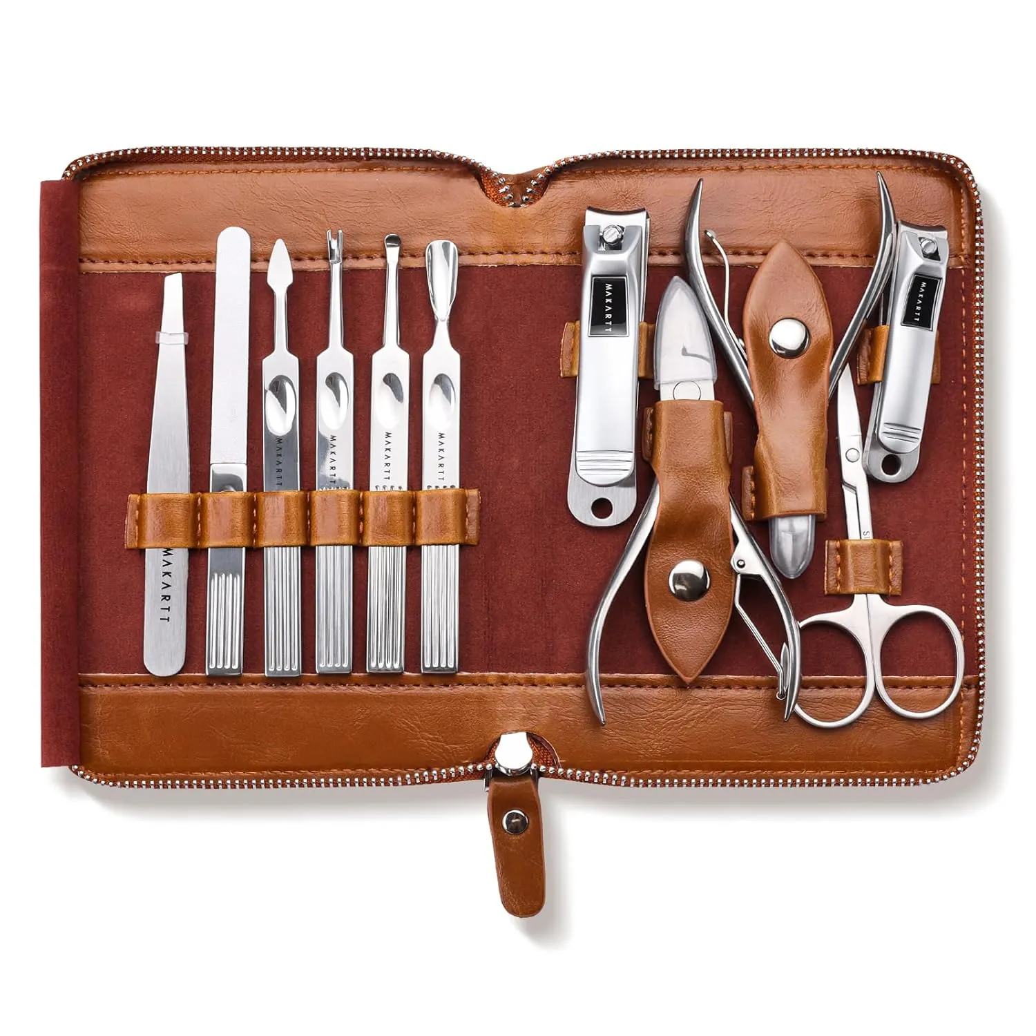 Makartt Professional Nail Care Clippers nagelset brun
