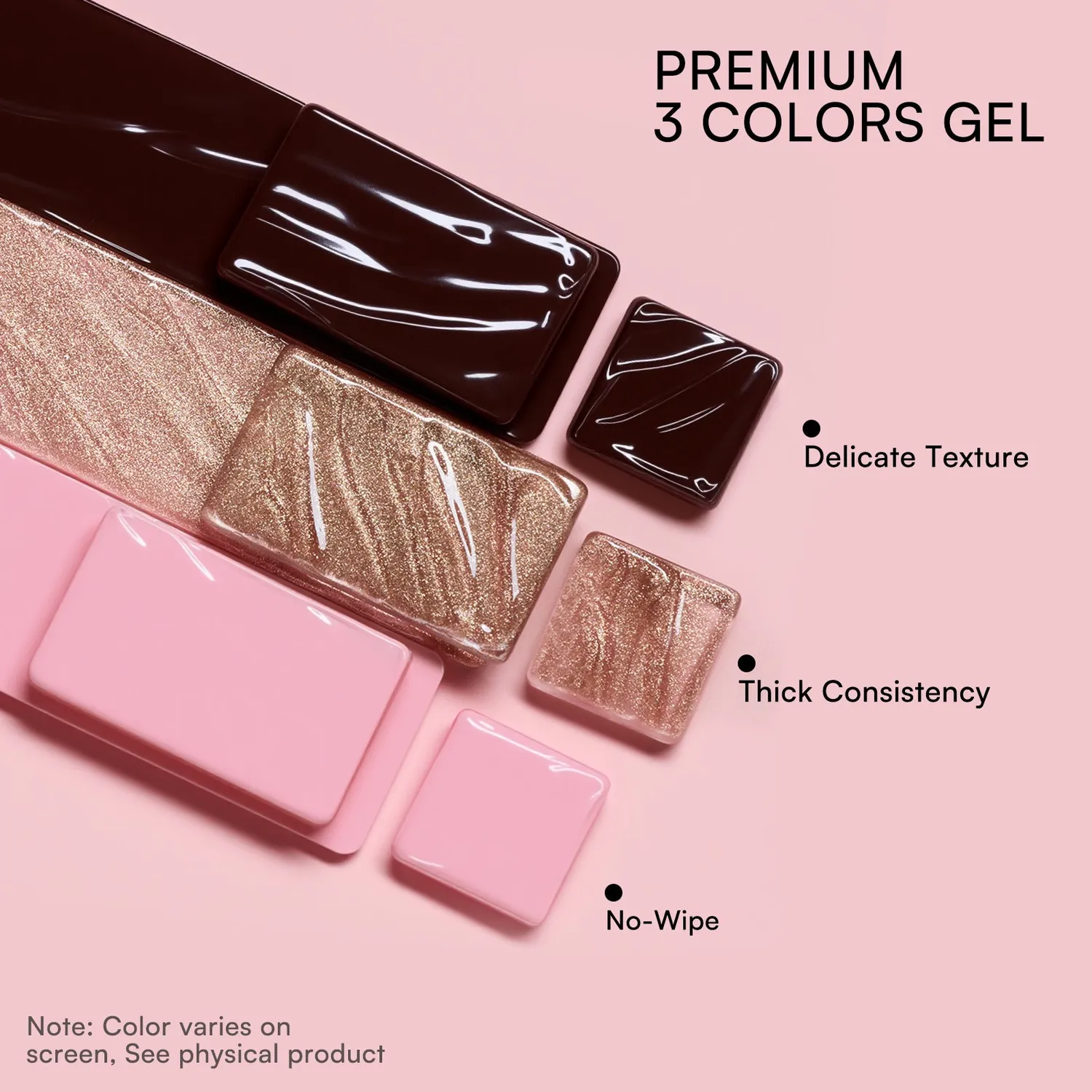 Makartt ColorPot 5-i-1 nail art gel Frosty Blend täckande
