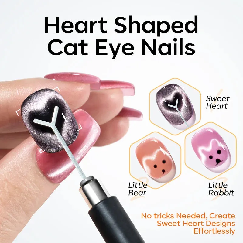 Modelones Cat Eye magnetset nagelverktyg 15-pack