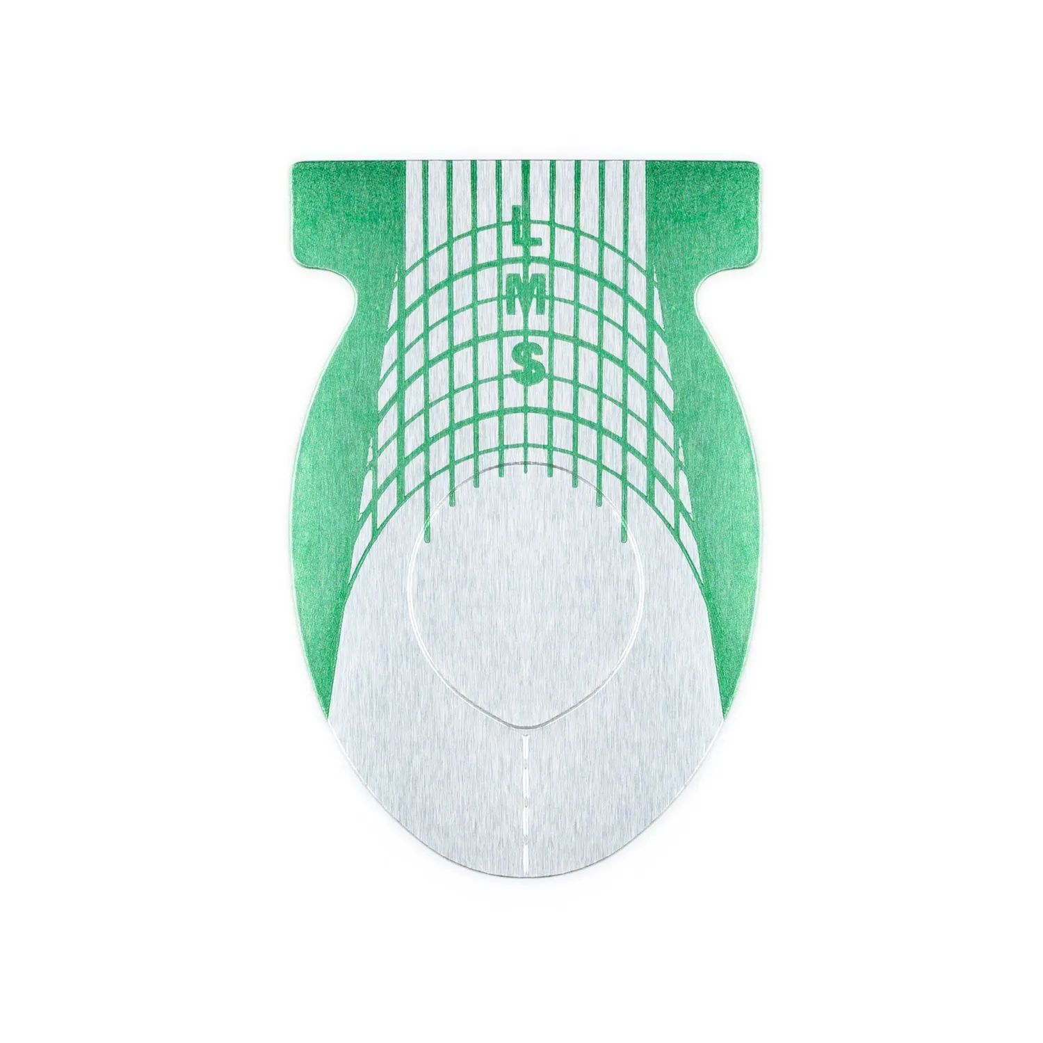 Iz Beauty Disposable Nail Forms nagelformar grön 500-pack