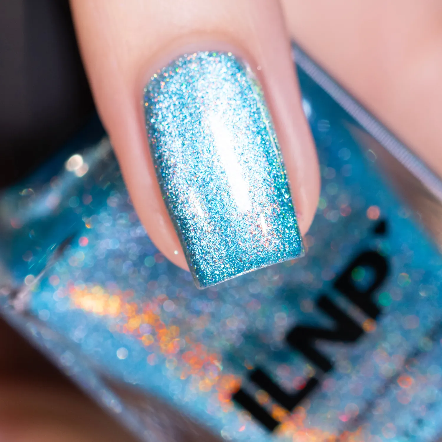ILNP Flashing Lights nagellack petrol magnetisk